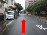 鶴見方面から（産業道路から）